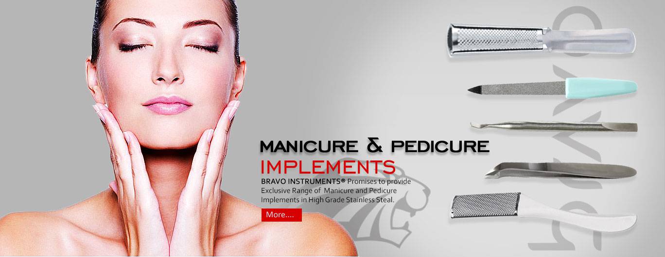 Manicure and Pedicure implements